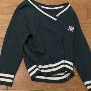 Green sweater